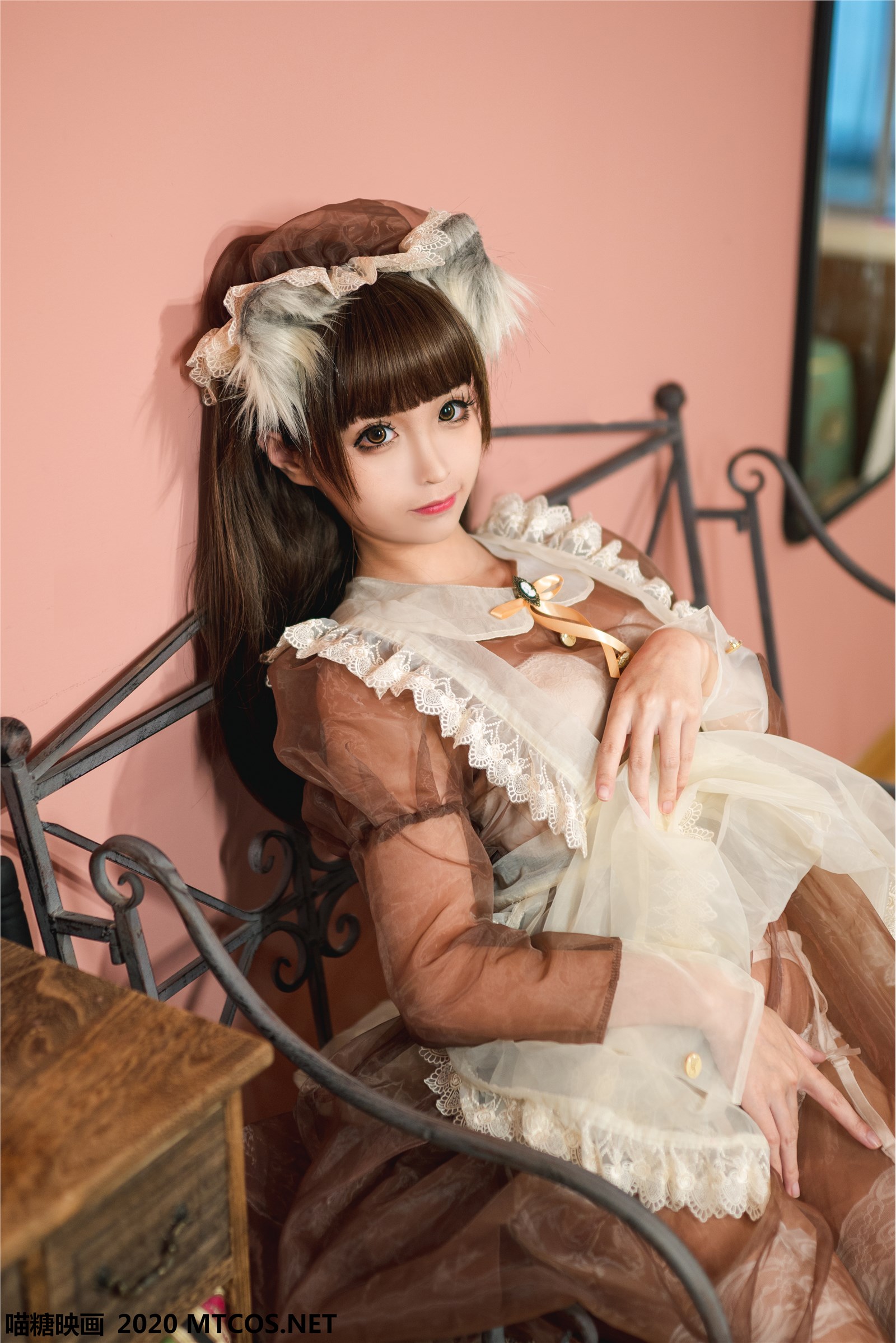 Meow candy image vol.124 stupid foam Brown Maid Dress(6)